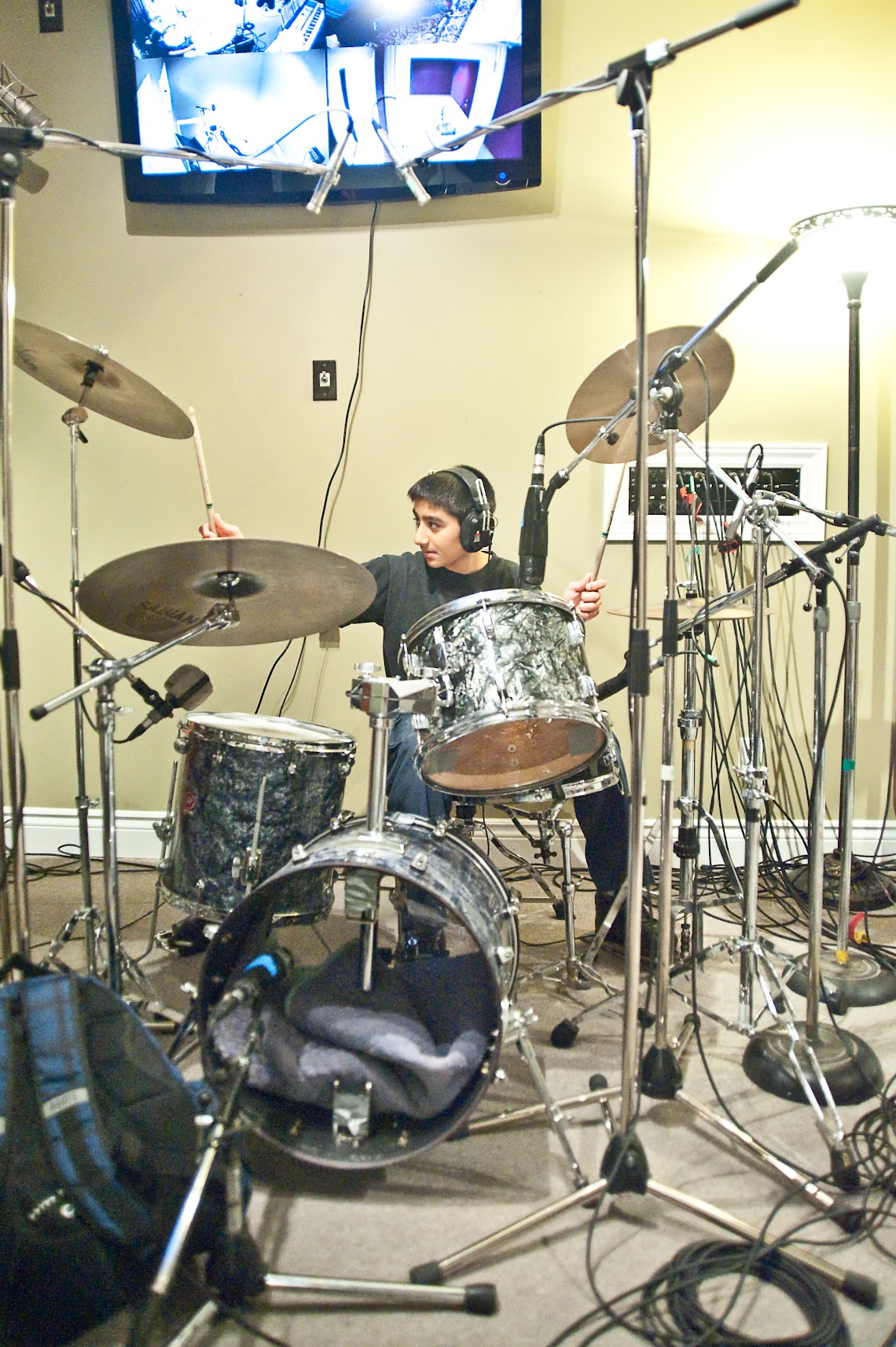 Studio drums